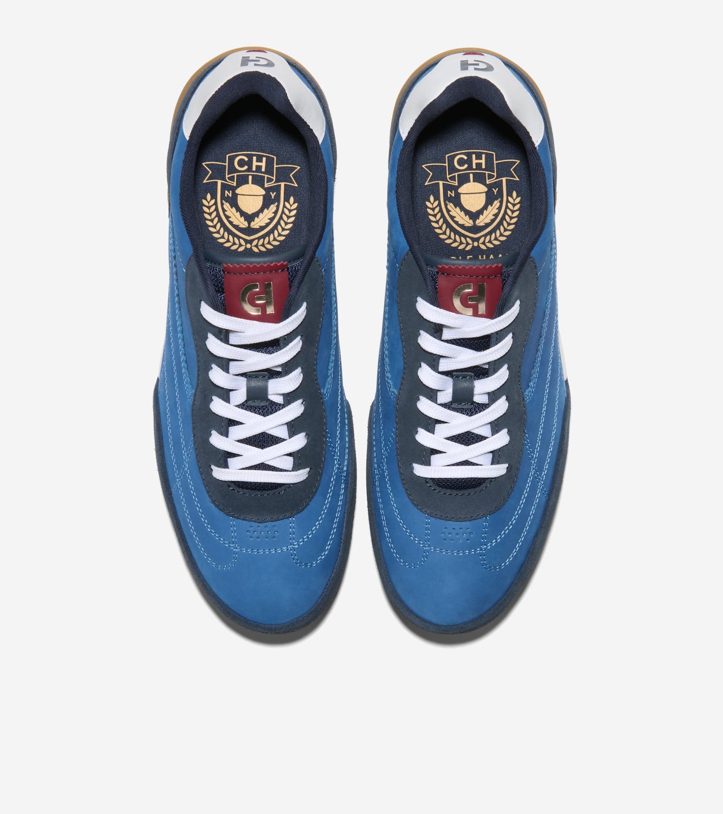 C44812:TRUE BLUE NUBUCK / NAVY BLAZER SUEDE / WHITE