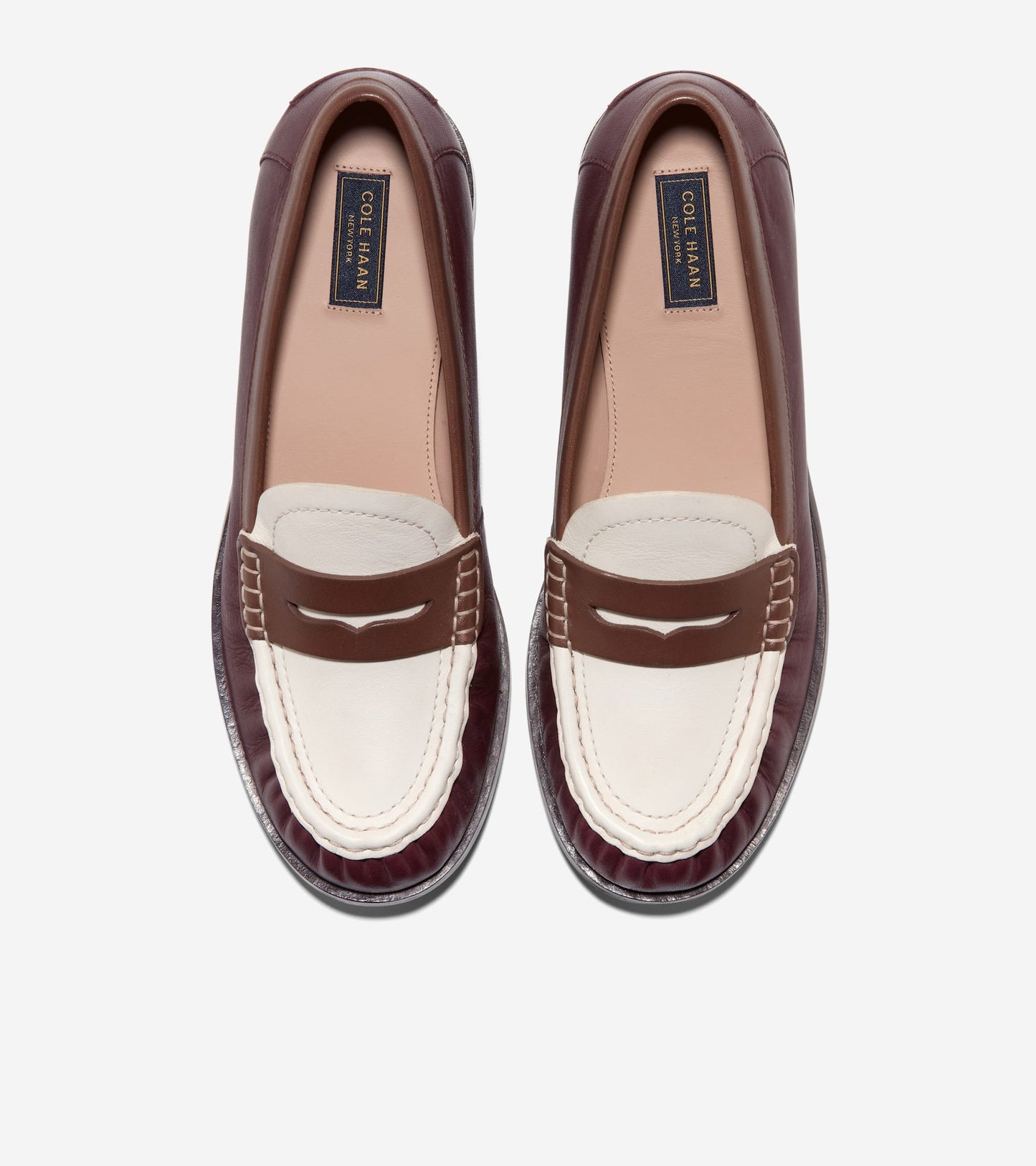 W37329:CH BLOODSTONE / FONDUE FUDGE / IVORY LEATHER