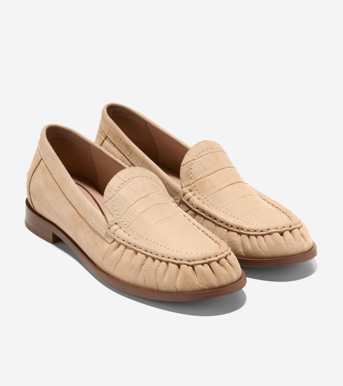 W36645:CH BUCKWHEAT NUBUCK CROC PRINT