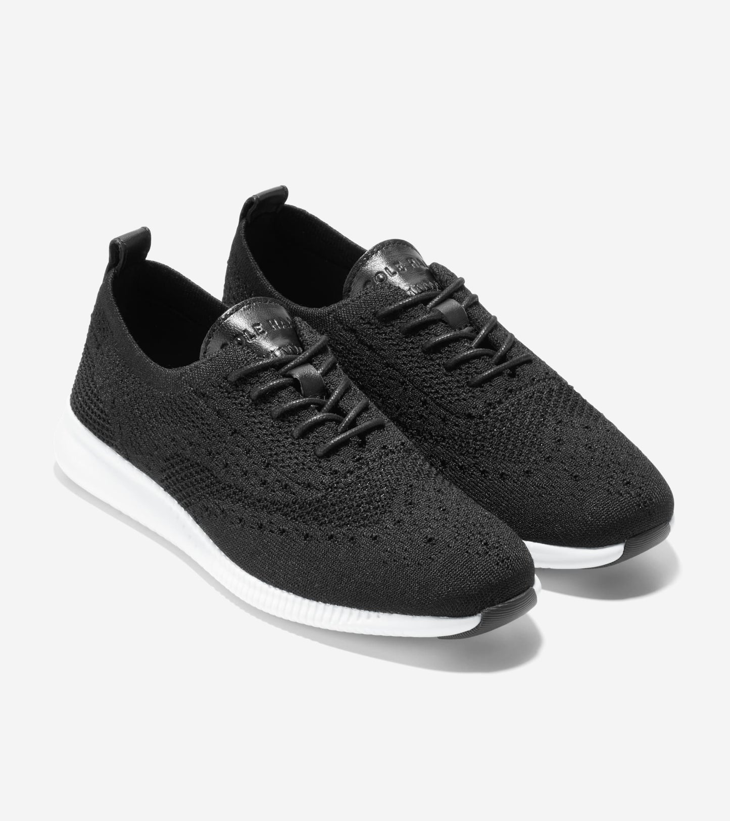 W11511:BLACK KNIT/OPTIC WHITE