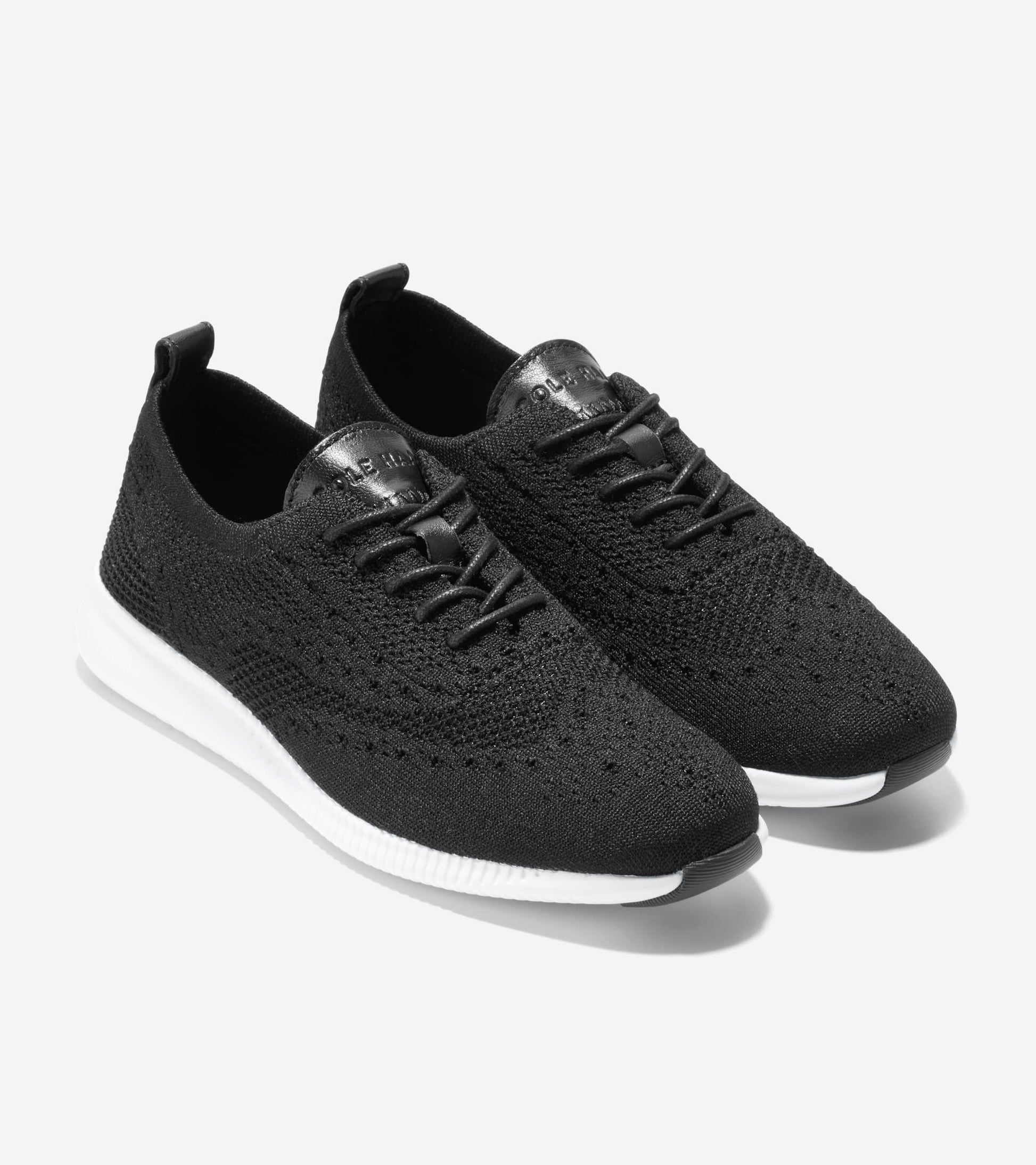 W11511:BLACK KNIT/OPTIC WHITE