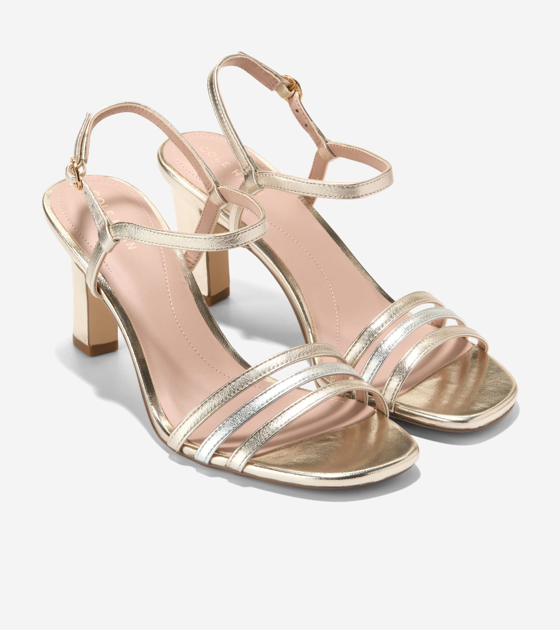 W35932:SOFT GOLD/SILVER LEATHER