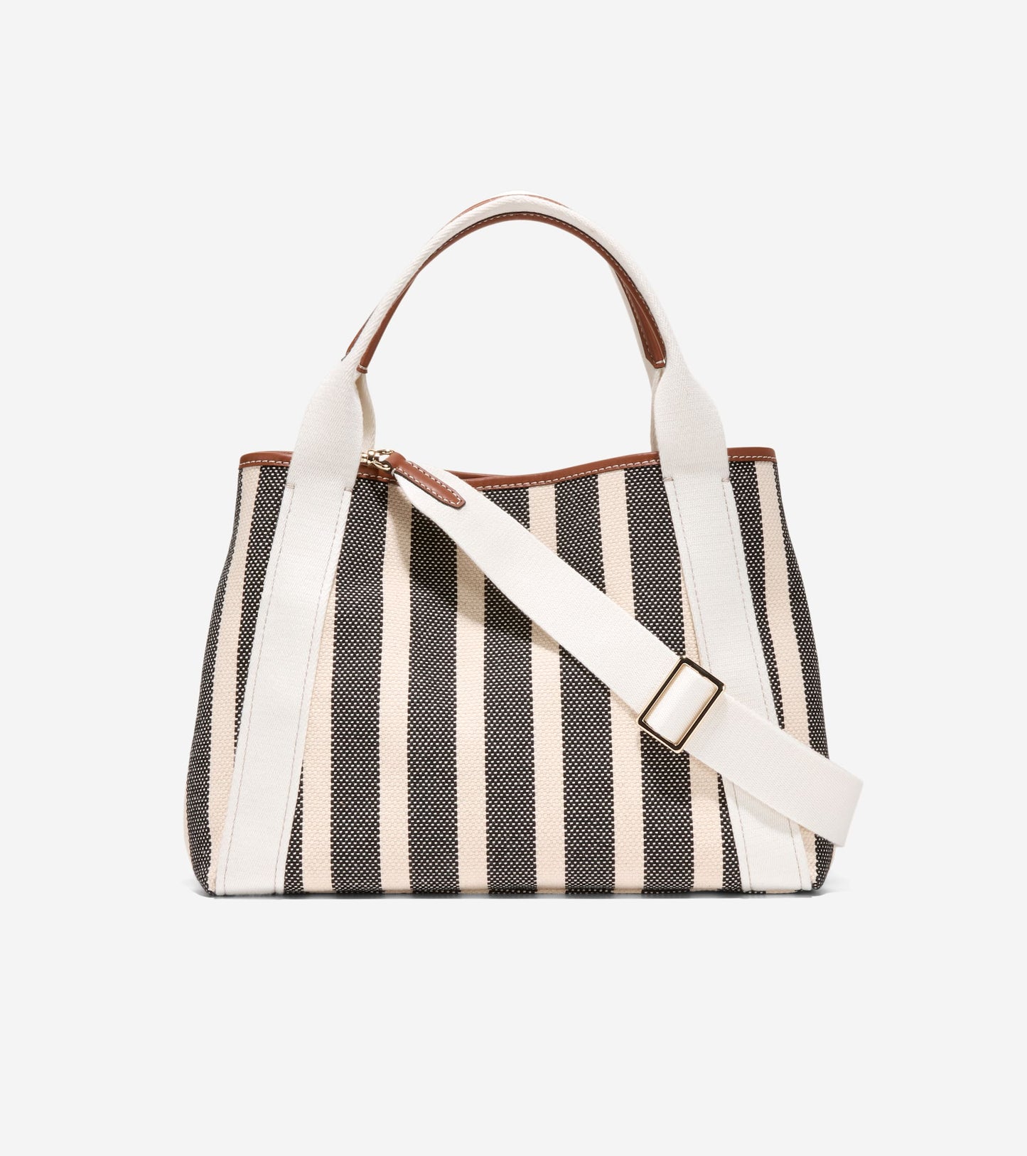 U08454:NATURAL CANVAS STRIPE PRINT:0000