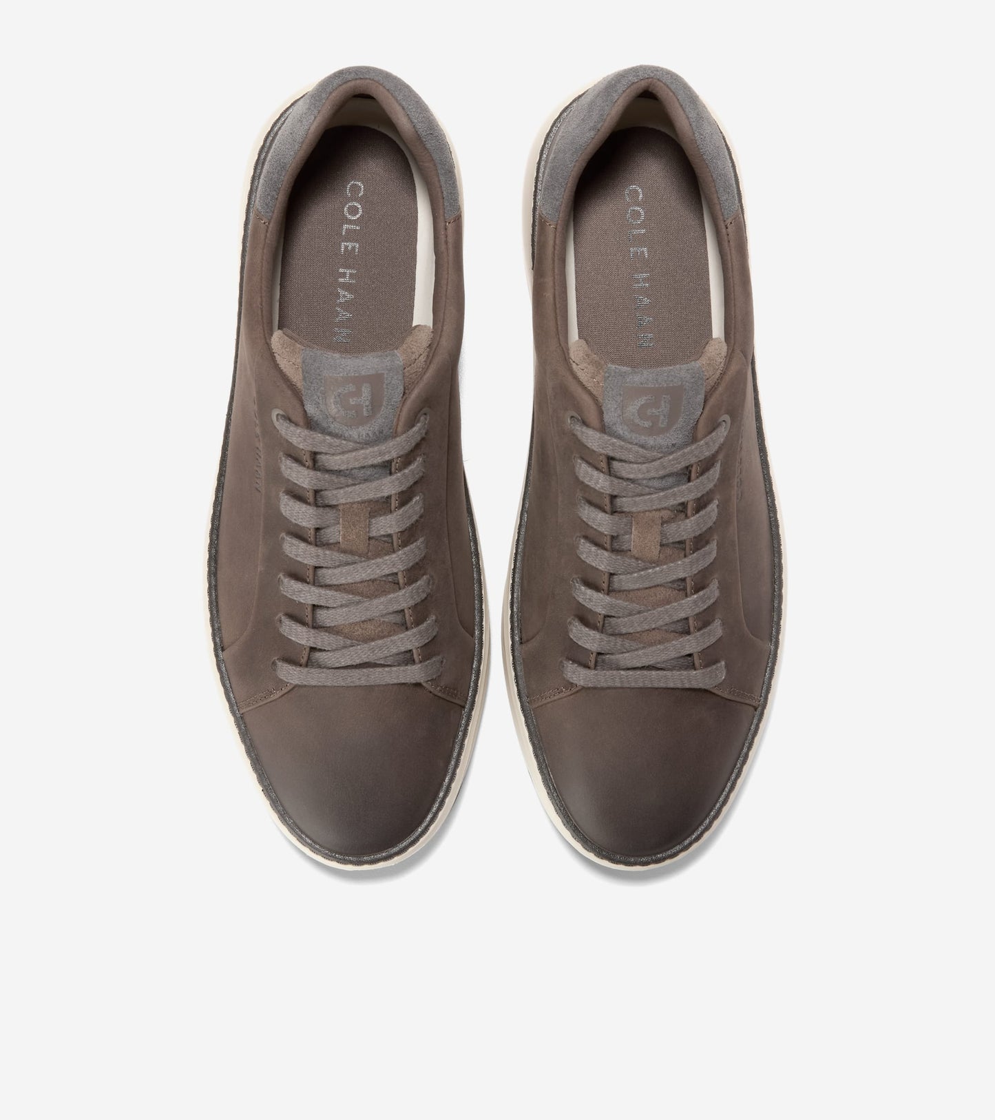 C42222:MOREL NUBUCK / GREY PINSTRIPE / IVORY