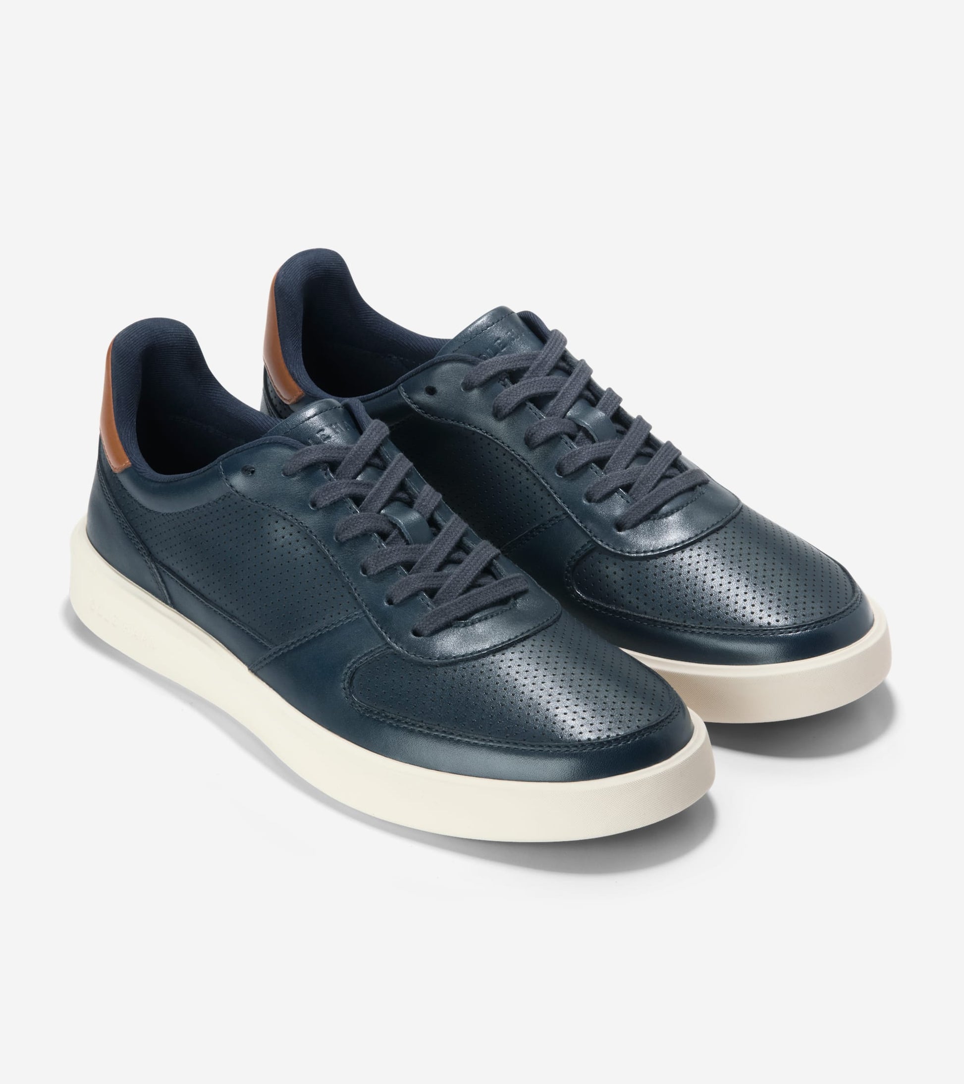 C40598:NAVY BLAZER / BRITISH TAN / IVORY