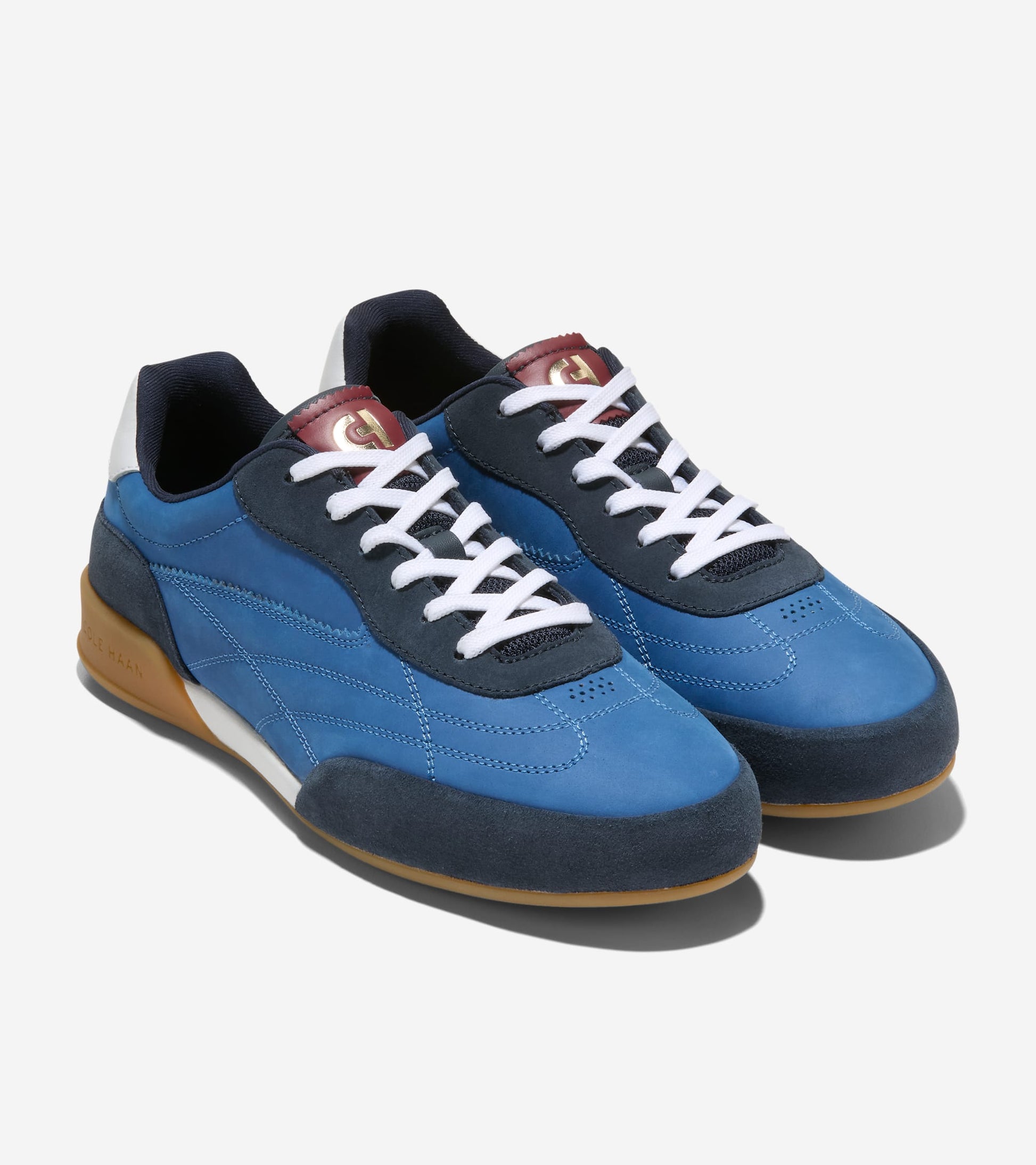 C44812:TRUE BLUE NUBUCK / NAVY BLAZER SUEDE / WHITE