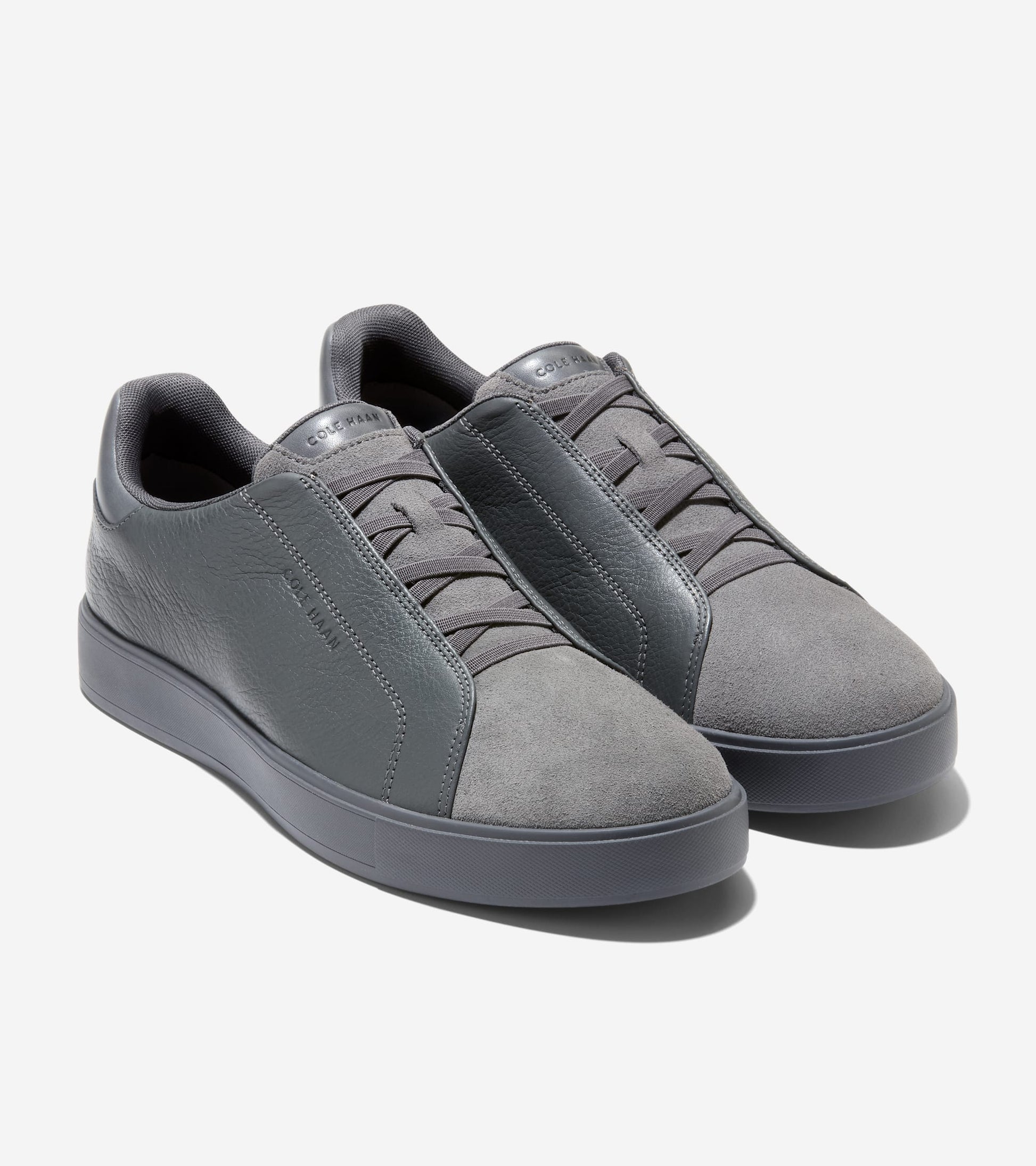 C45110:GRAY PINSTRIPE / GRAY PINSTRIPE SUEDE / GRAY PINSTRIPE