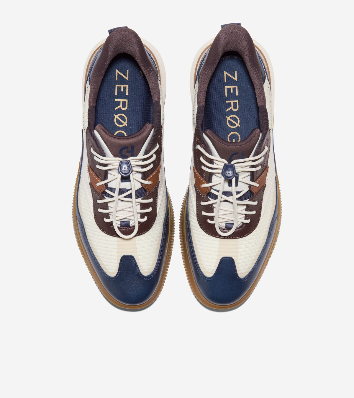 C43979:IVORY / NAVY BLAZER / CH DARK CHOCOLATE