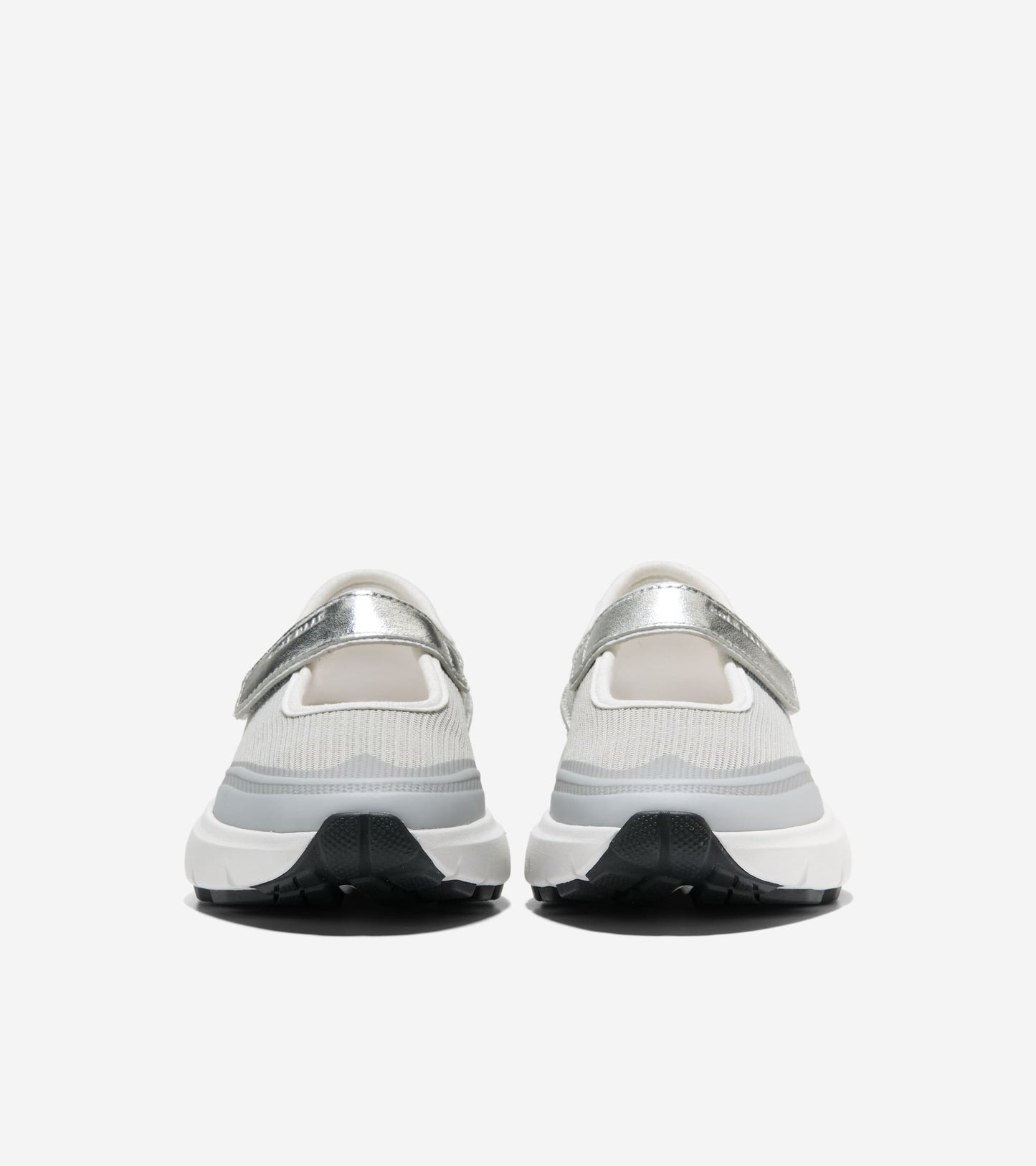 W37606:SILVER MESH / SILVER METALLIC/WHITE LEATHER