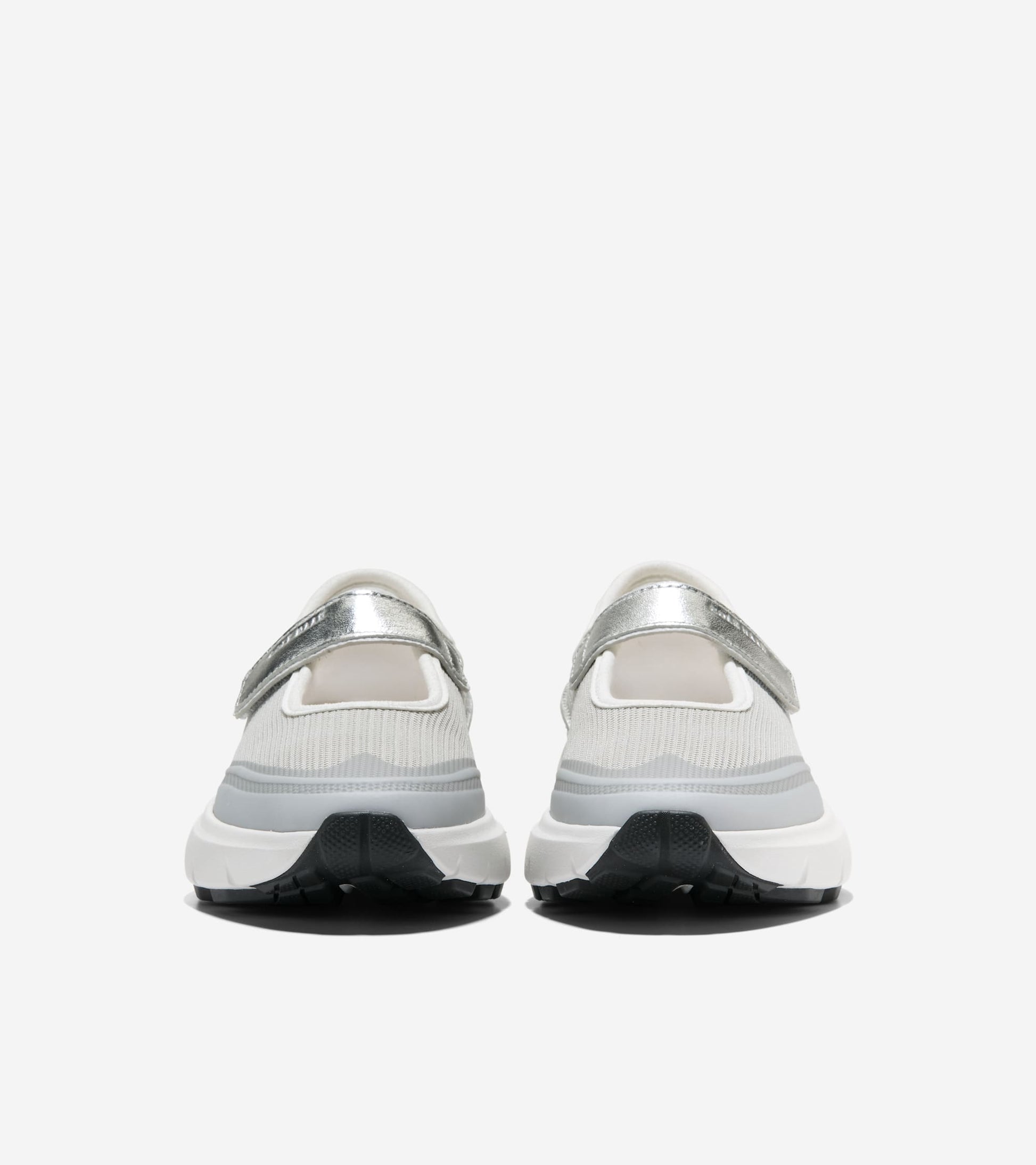 W37606:SILVER MESH / SILVER METALLIC/WHITE LEATHER