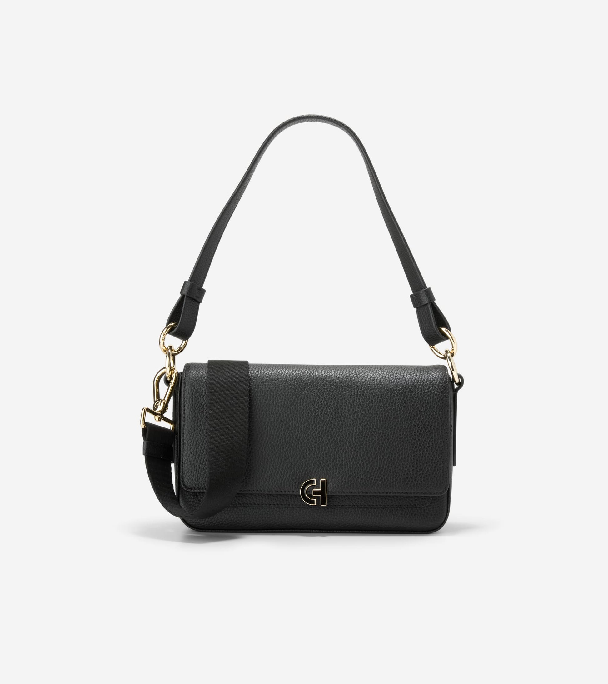 Leather Clutch Cole Haan Black Crossbody Bag Cole Haan Women's