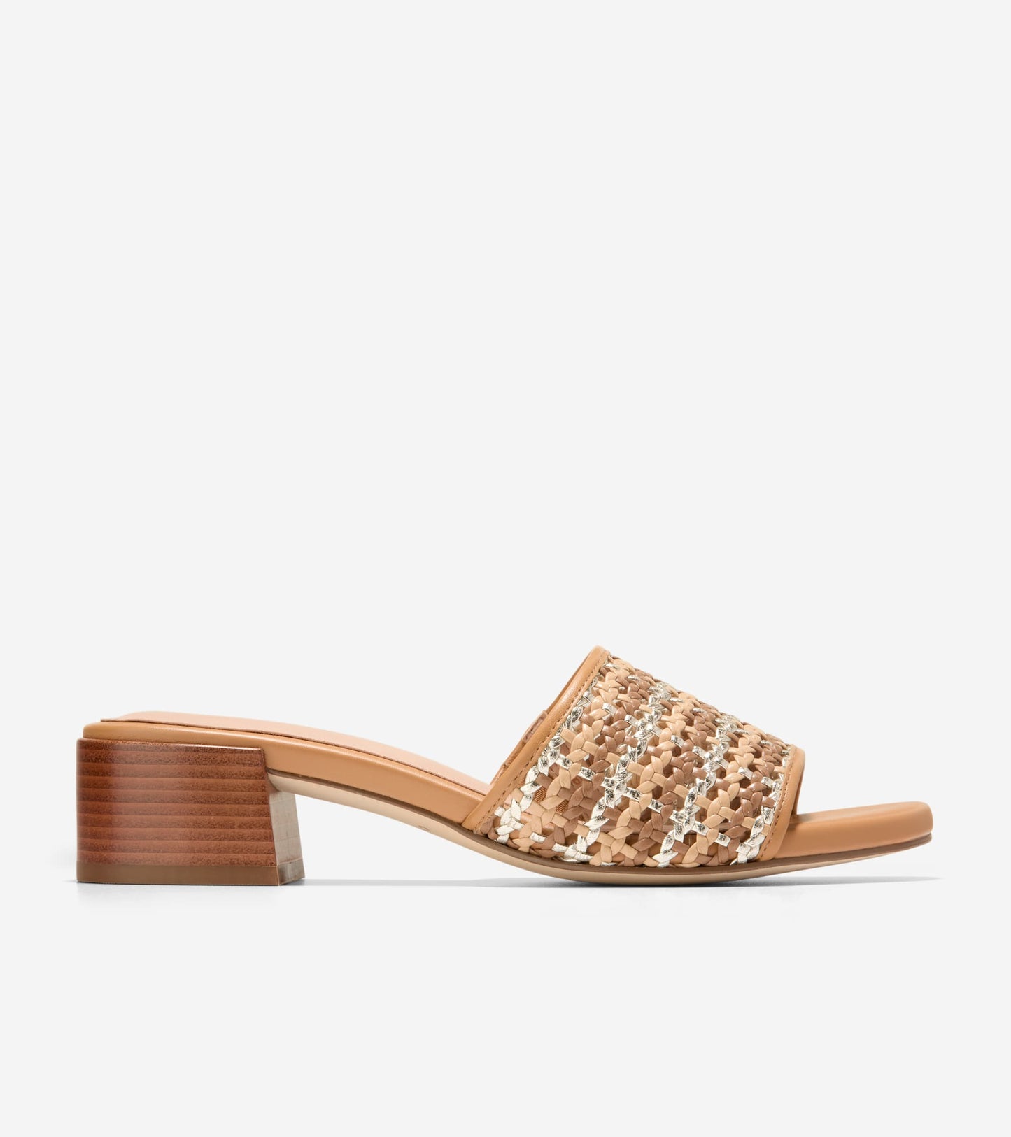 W36026:NEUTRAL WOVEN / BISCUIT PU