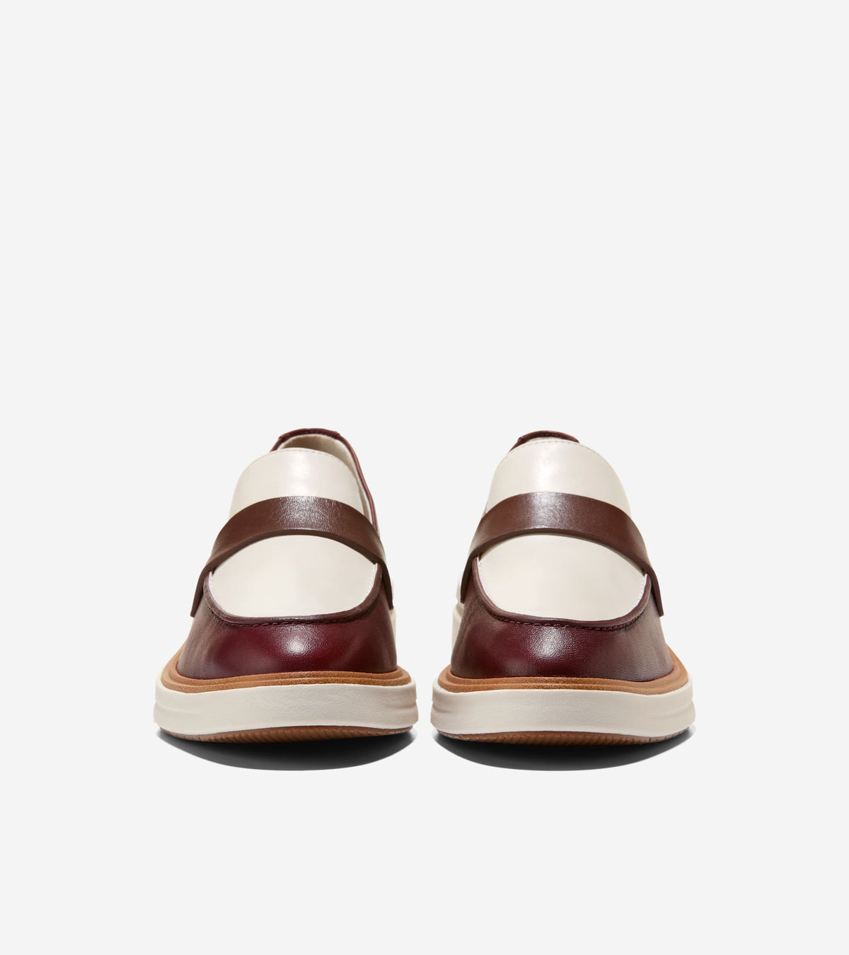 W37623:CH BLOODSTONE / FONDUE FUDGE / IVORY LEATHER