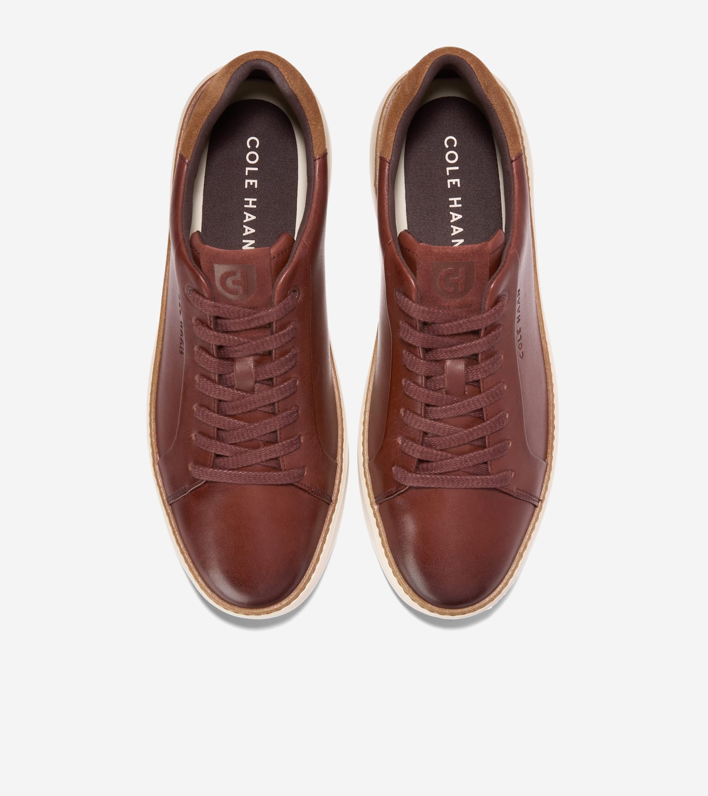 C41229:DK BRICK / NEW CARAMEL / IVORY