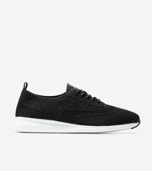 W11511:BLACK KNIT/OPTIC WHITE