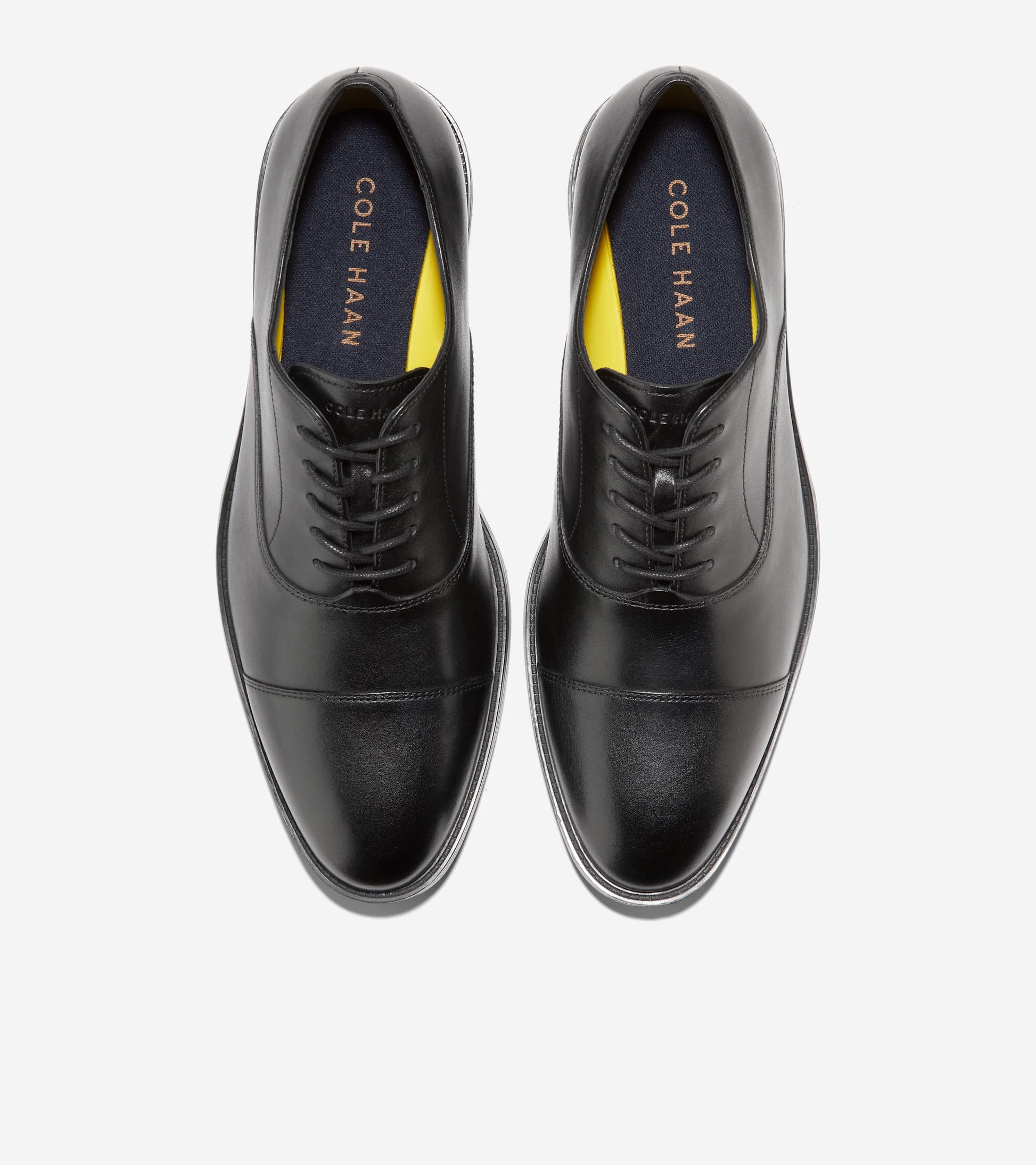 Haan Mens Shoes Cole Haan Black Cap Toe Men's Hawthorne Cap Toe