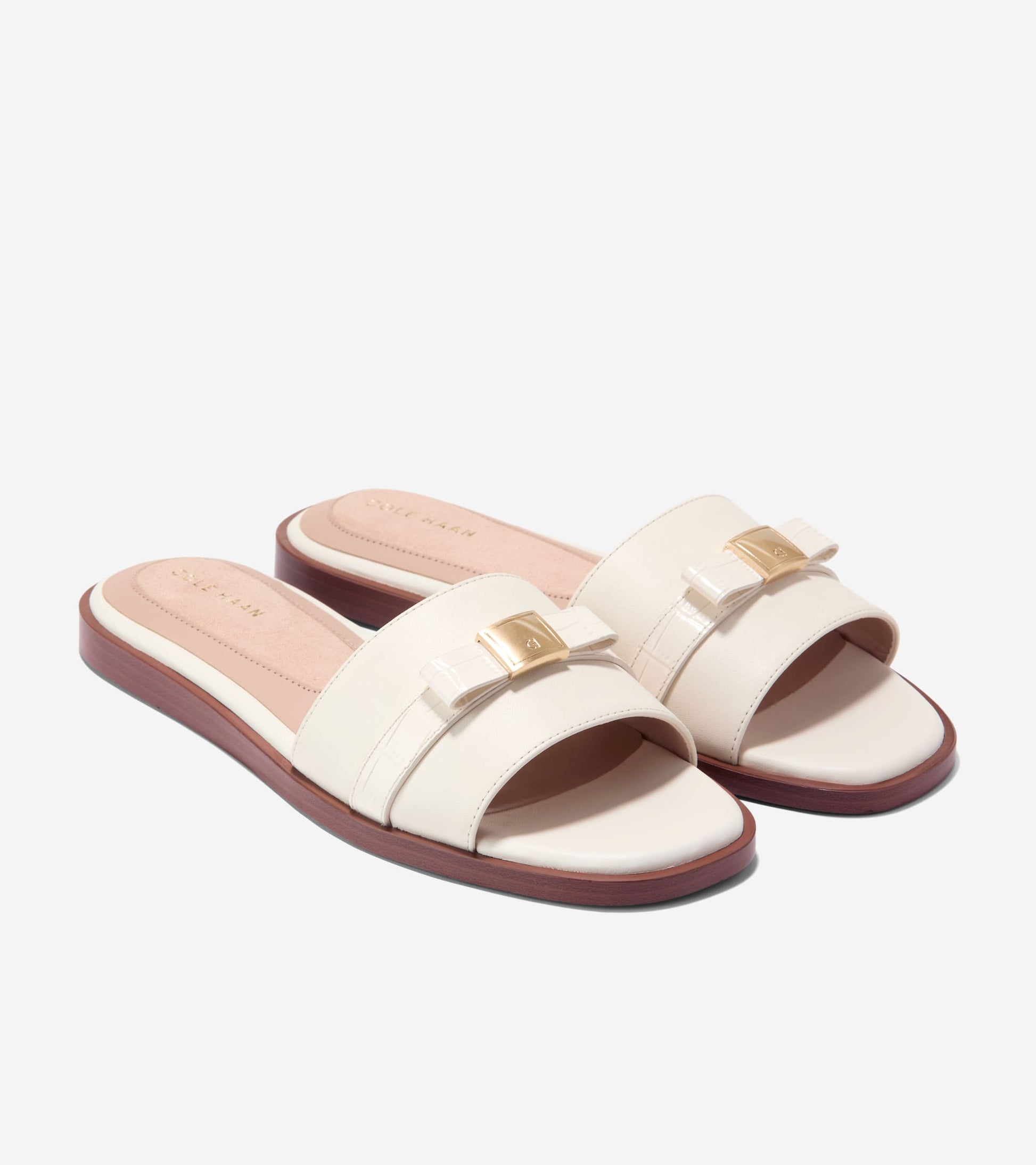 W35783:CH POWDER SMOOTH / CROC PRINT LEATHER