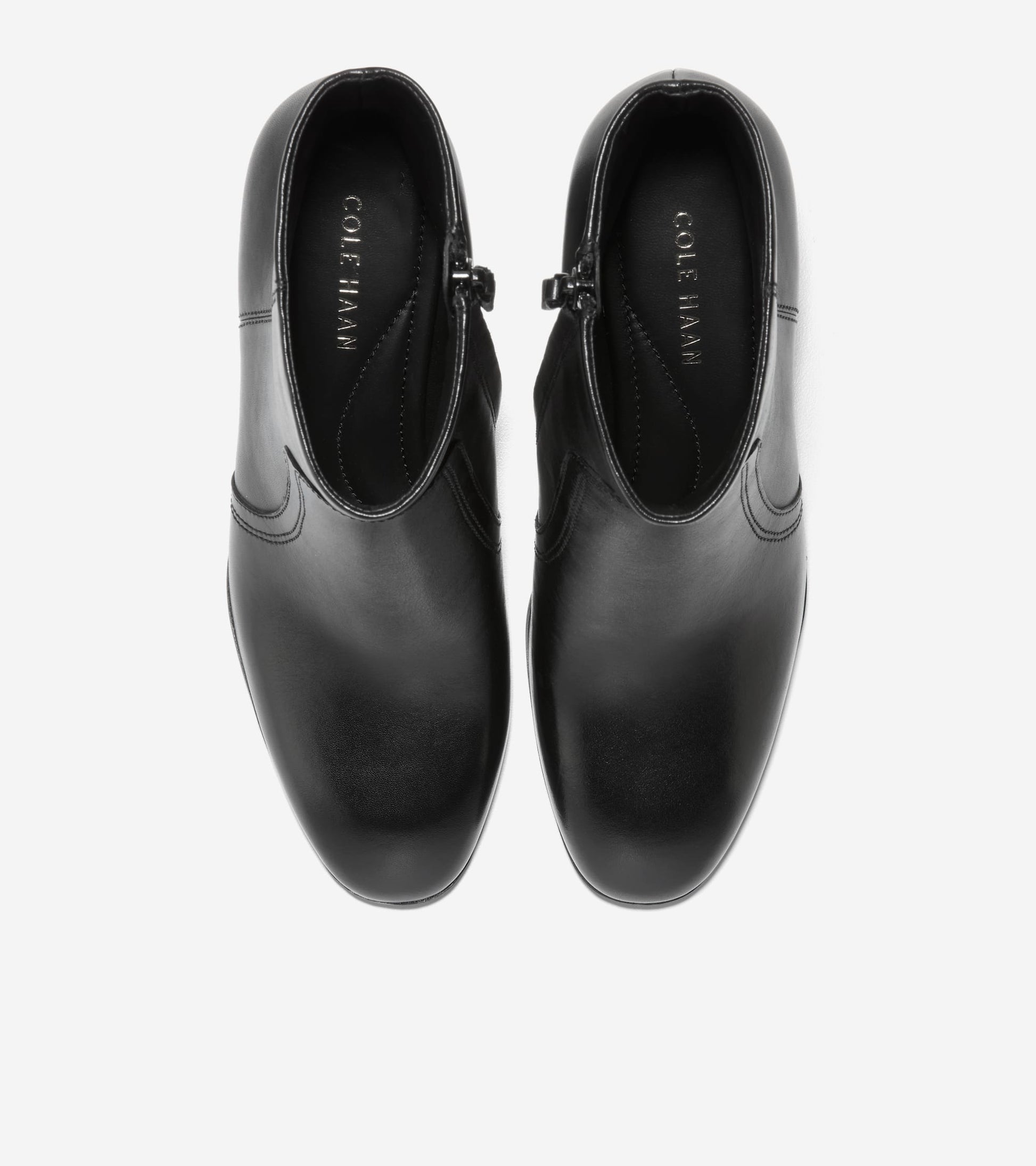 W35186:BLACK LTHR/ BLACK STACK